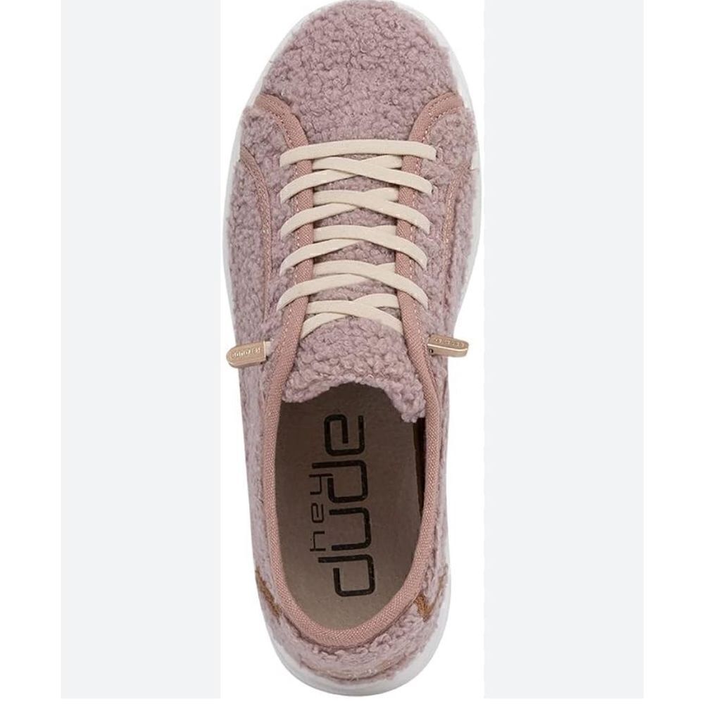 Hey Dude Karina Sherpa Slip On Fashion Sneakers Women’s Size 5 Brand New